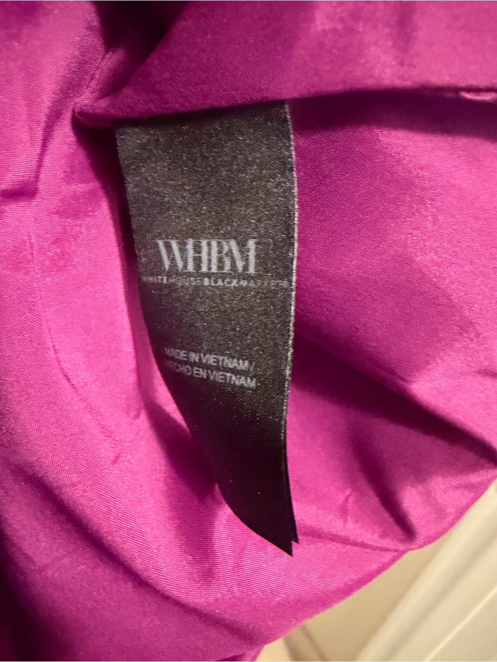 White House Black Market Fuchsia Double-Breasted Blazer w matching skirt. - Picture 14 of 14